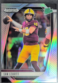 2025 Panini Prizm Draft Picks Sam Leavitt #6 Prizms Silver Arizona State Sun Devils front