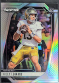 2025 Panini Prizm Draft Picks Riley Leonard #76 Prizms Silver Notre Dame Fighting Irish front