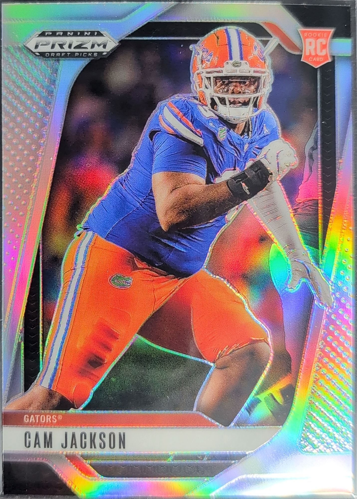 2025 Panini Prizm Draft Picks Cam Jackson #26 Prizms Silver Florida Gators front