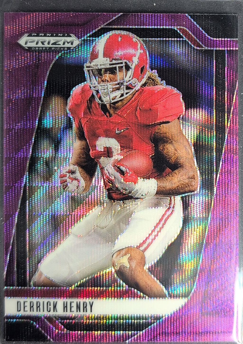 2025 Panini Prizm Draft Picks Derrick Henry #171 Prizms Purple Wave Alabama Crimson Tide front