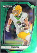 2025 Panini Prizm Draft Picks Terrance Ferguson #99 Prizms Green Oregon Ducks front