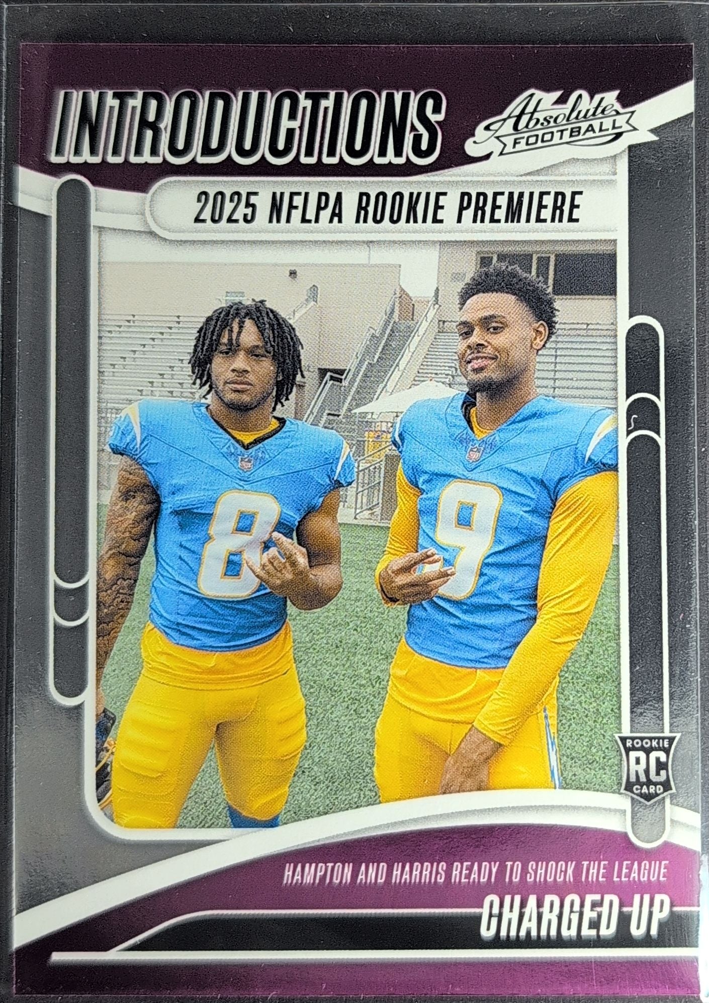 2025 Panini Absolute Charged Up #I-OHN Introductions Los Angeles Chargers front