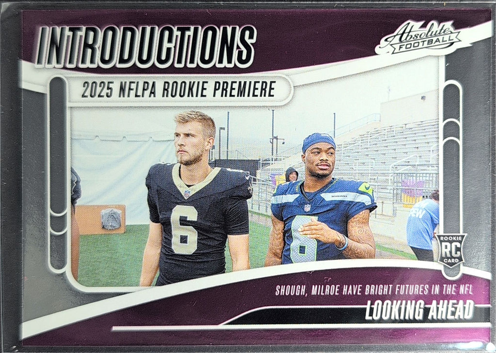 2025 Panini Absolute Looking Ahead #I-TSH Introductions Saints/Seahawks front