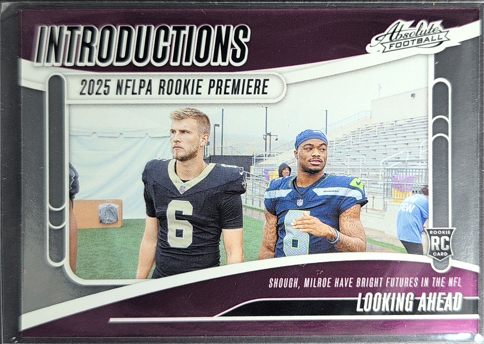 2025 Panini Absolute Looking Ahead #I-TSH Introductions Saints/Seahawks front