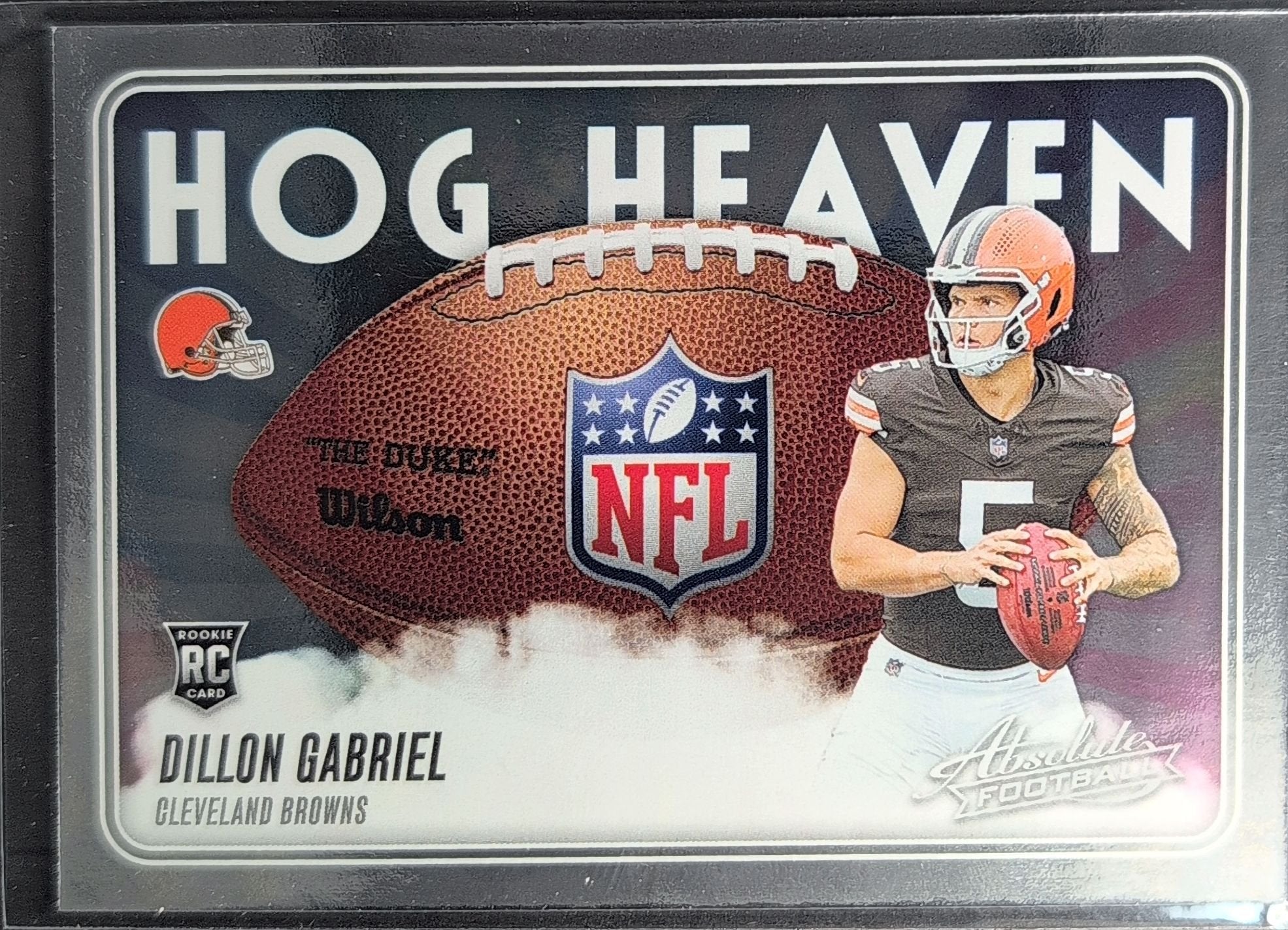 Dillon Gabriel 2025 Panini Absolute #HH-DGL Hog Heaven Cleveland Browns - front image