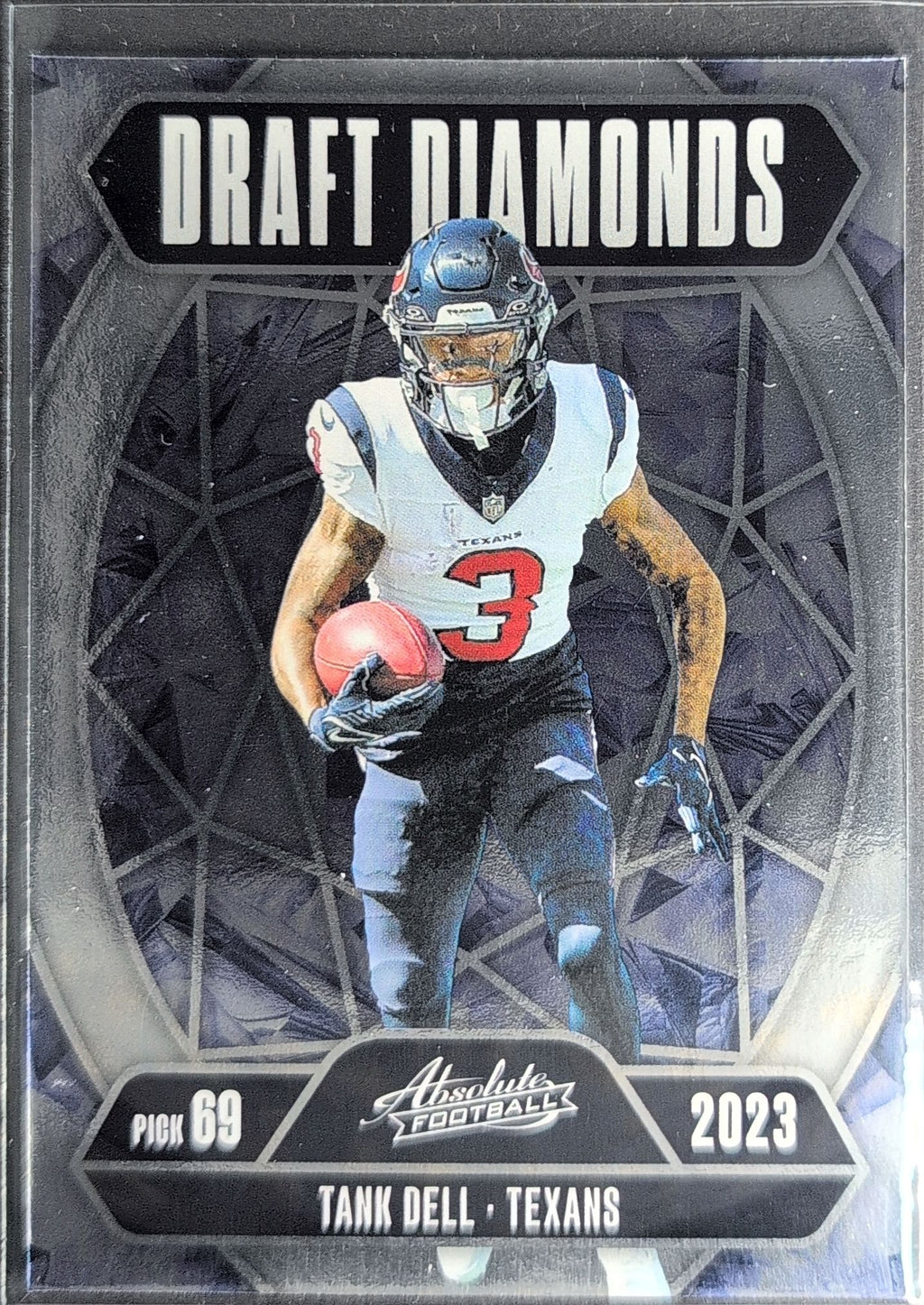 2025 Panini Absolute Tank Dell #DD-TDL Draft Diamonds Houston Texans front