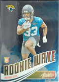 Bhayshul Tuten 2025 Panini Absolute #RW-BTN Rookie Wave Jacksonville Jaguars - front image