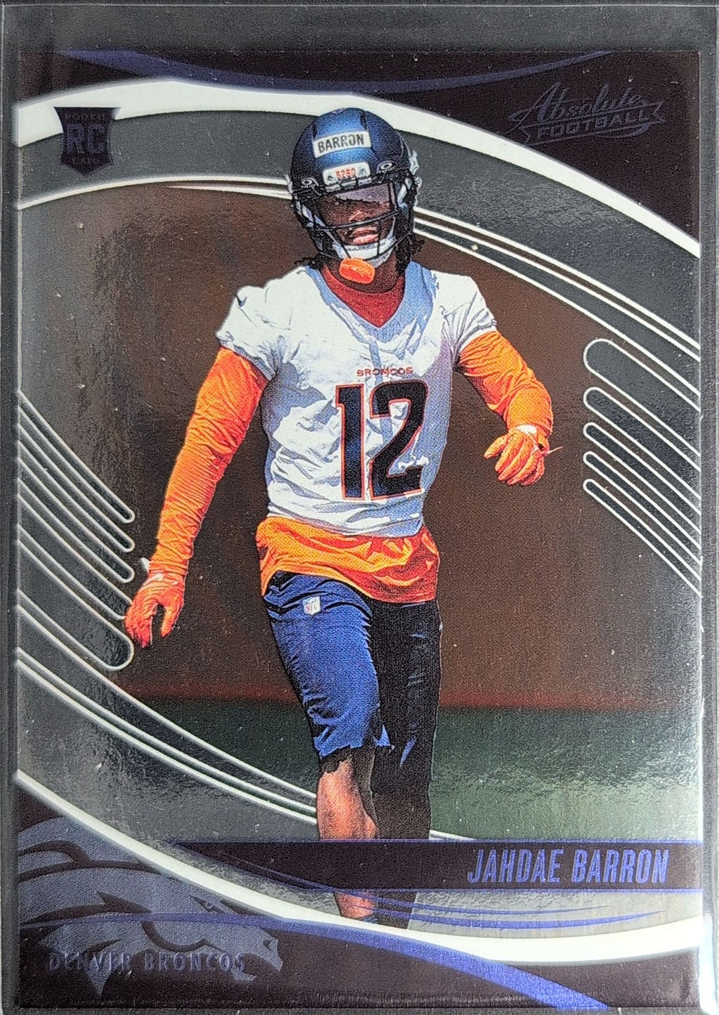 2025 Panini Absolute Jahdae Barron #131 Purple RC Denver Broncos front