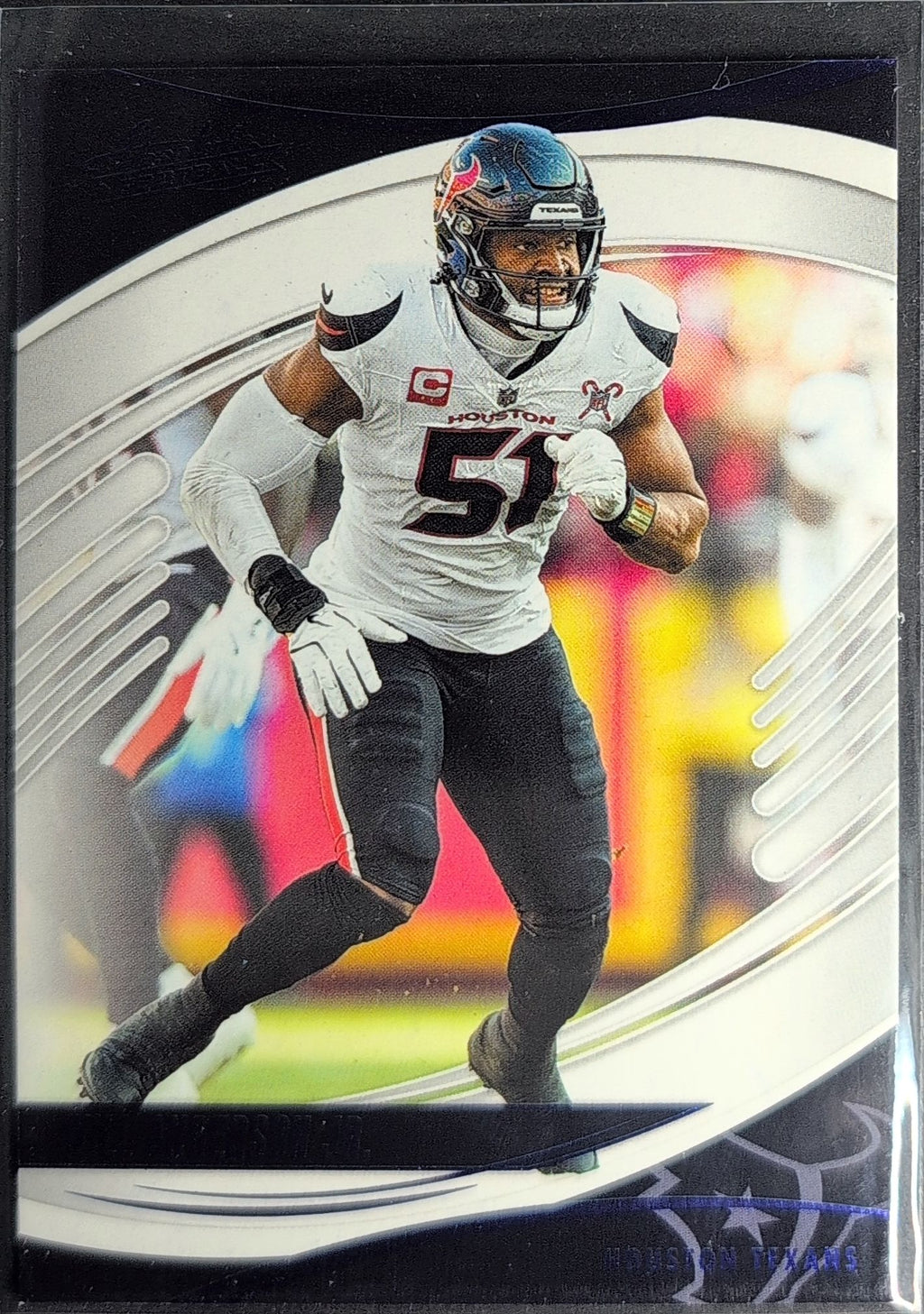 2025 Panini Absolute Will Anderson Jr. #24 Purple Houston Texans front