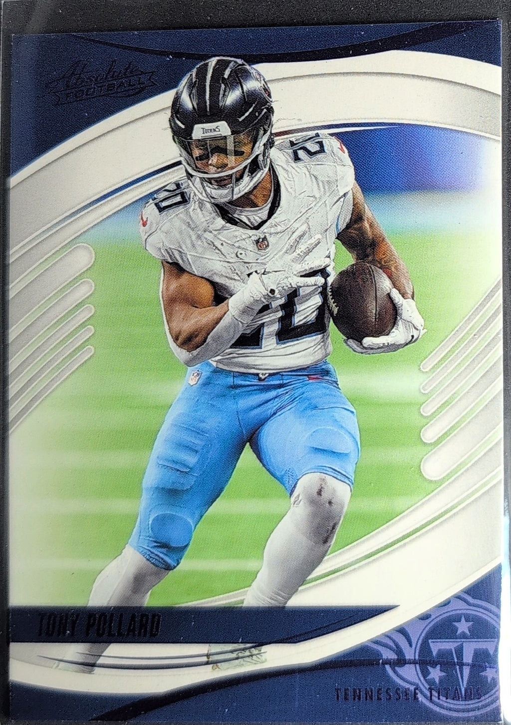 2025 Panini Absolute Tony Pollard #89 Black Tennessee Titans front
