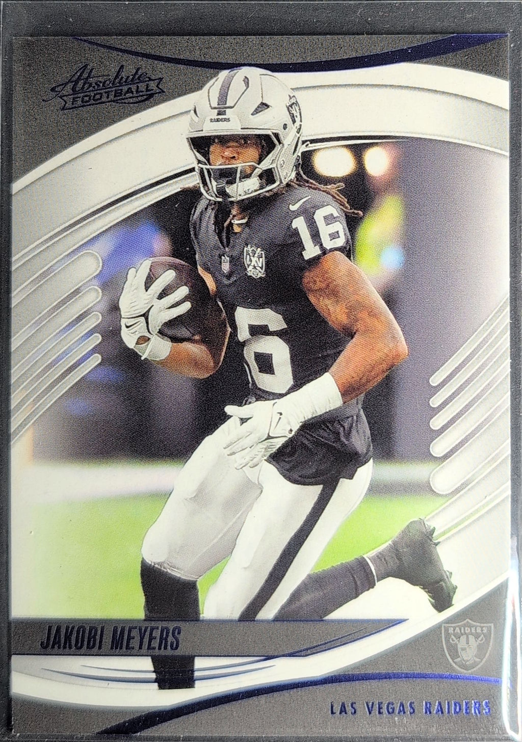 2025 Panini Absolute Jakobi Meyers #56 Purple Las Vegas Raiders front