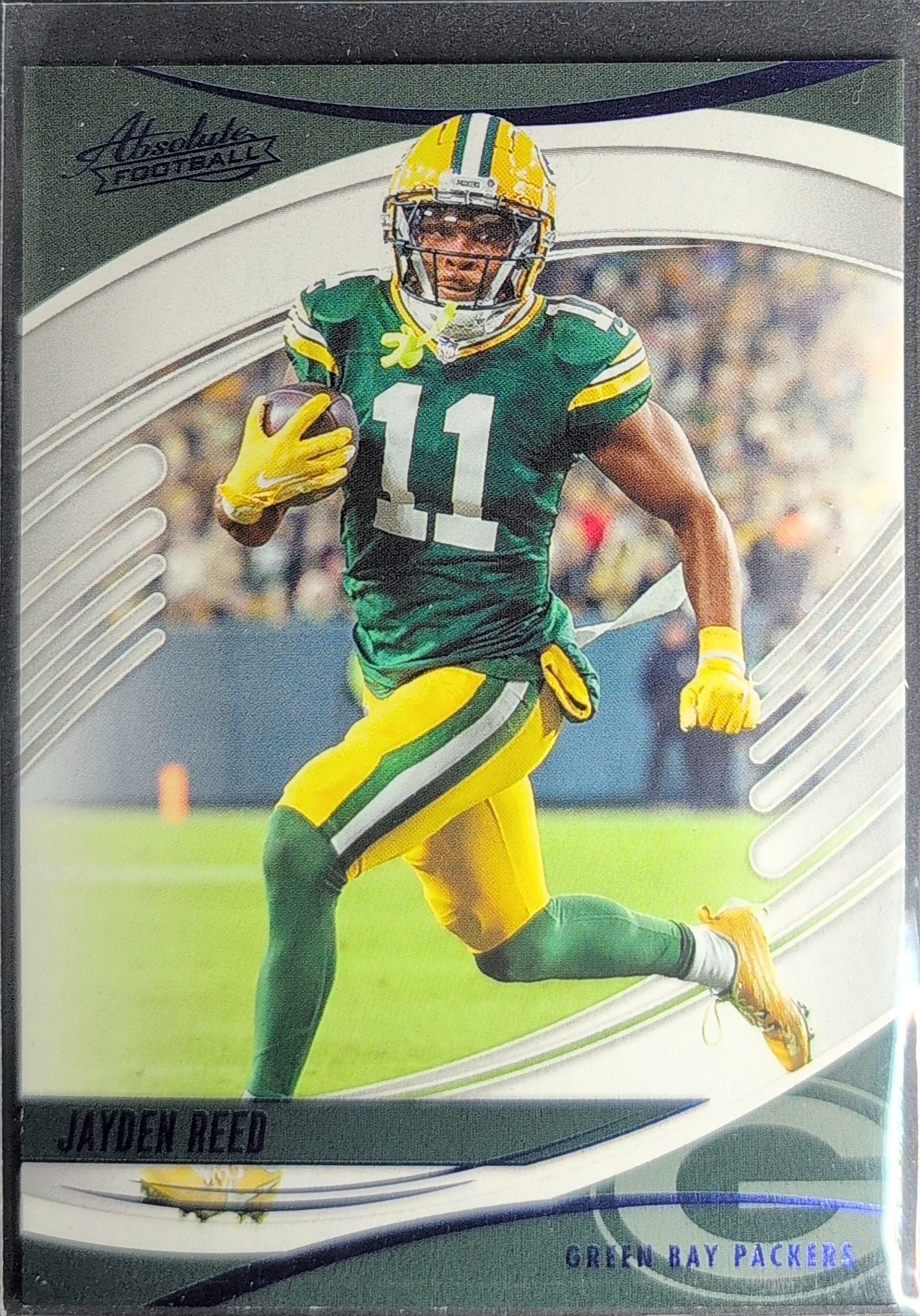 2025 Panini Absolute Jayden Reed #26 Purple Green Bay Packers front