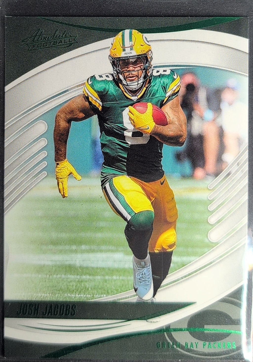 2025 Panini Absolute Josh Jacobs #39 Green Green Bay Packers front