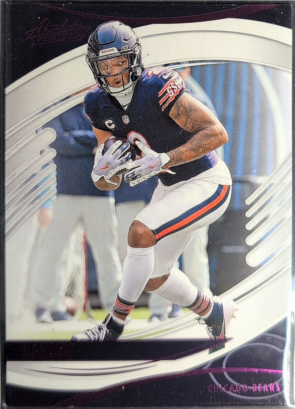 2025 Panini Absolute DJ Moore #30 Purple Chicago Bears front