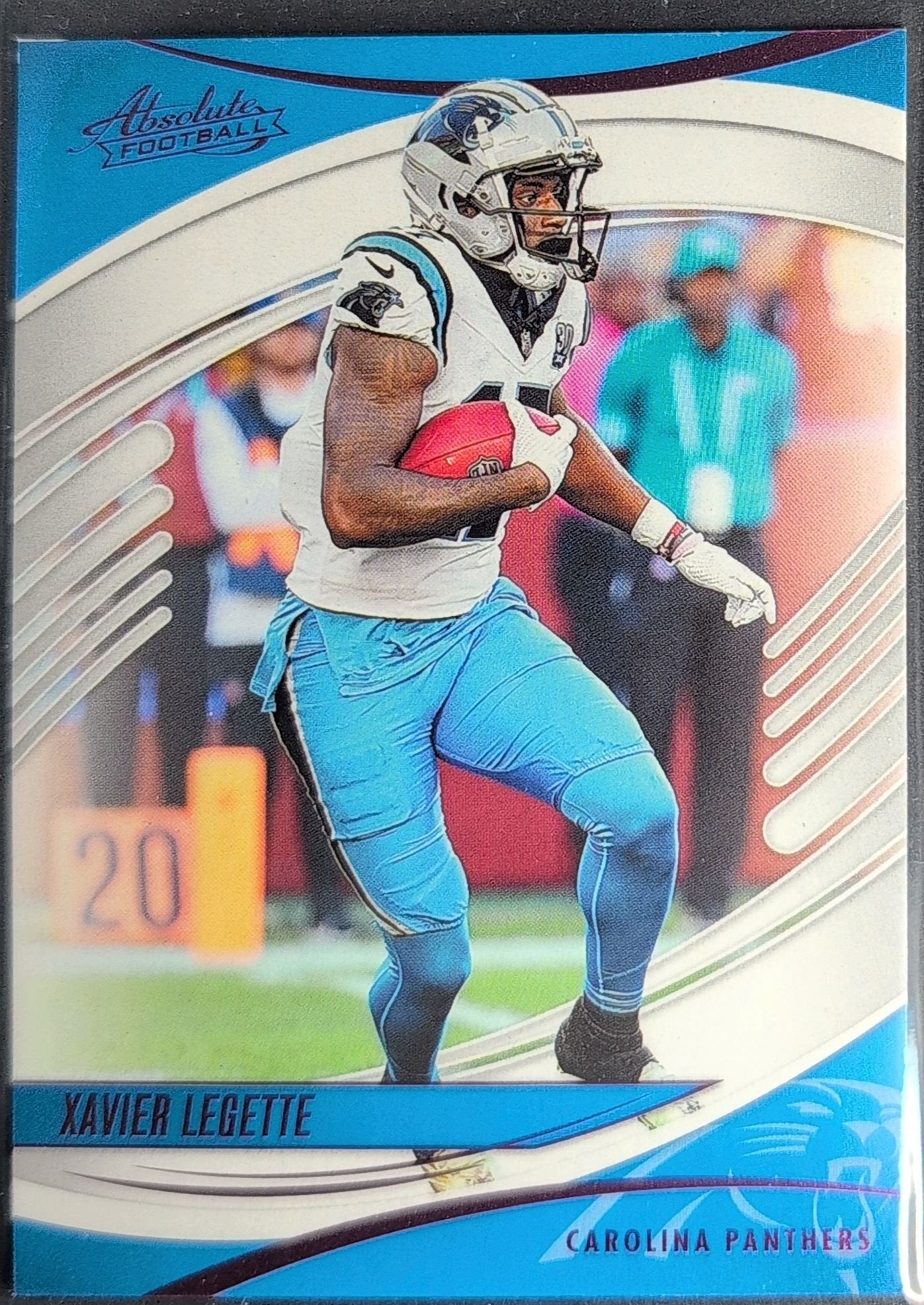 Xavier Legette 2025 Panini Absolute #38 Purple Carolina Panthers - front image