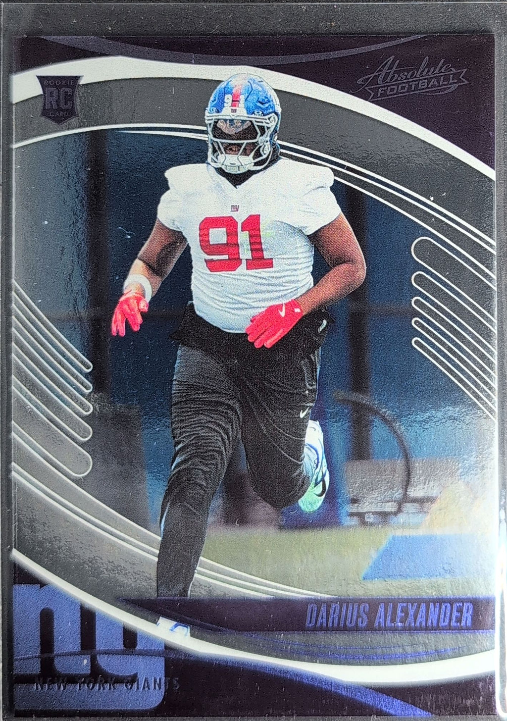 2025 Panini Absolute Darius Alexander #115 Purple RC New York Giants front