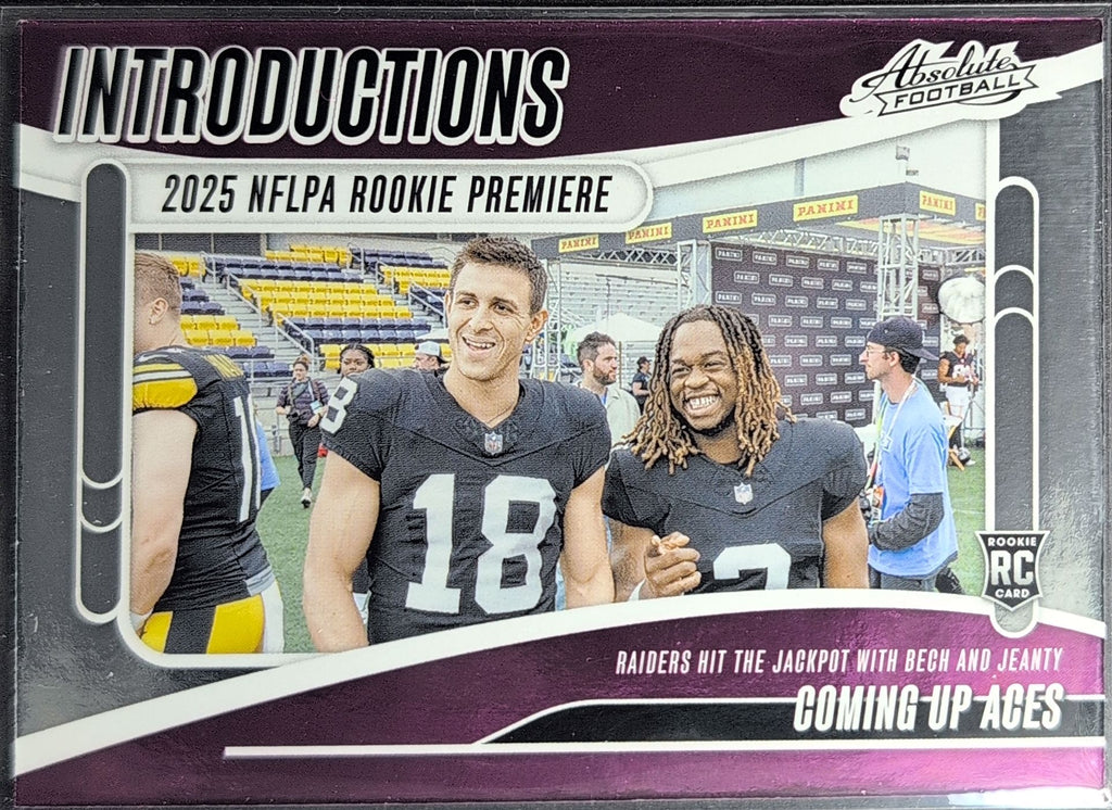 2025 Panini Absolute Coming Up Aces #I-AJY Introductions Las Vegas Raiders front