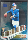 2025 Panini Absolute Jaxson Dart #RW-JDT Rookie Wave New York Giants front