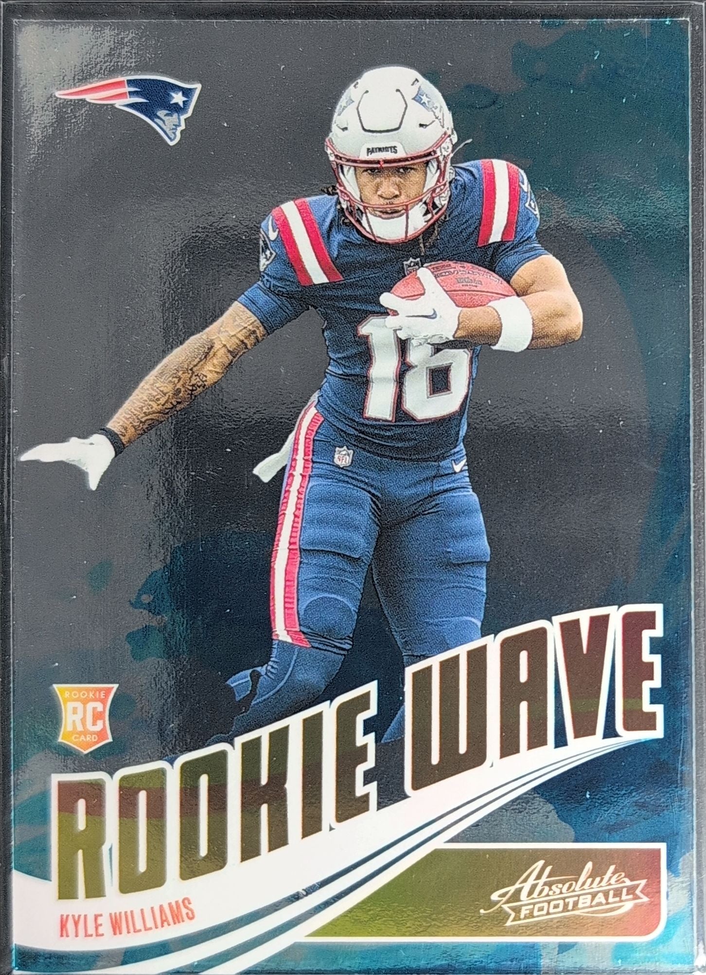 2025 Panini Absolute Kyle Williams #RW-KWS Rookie Wave New England Patriots front