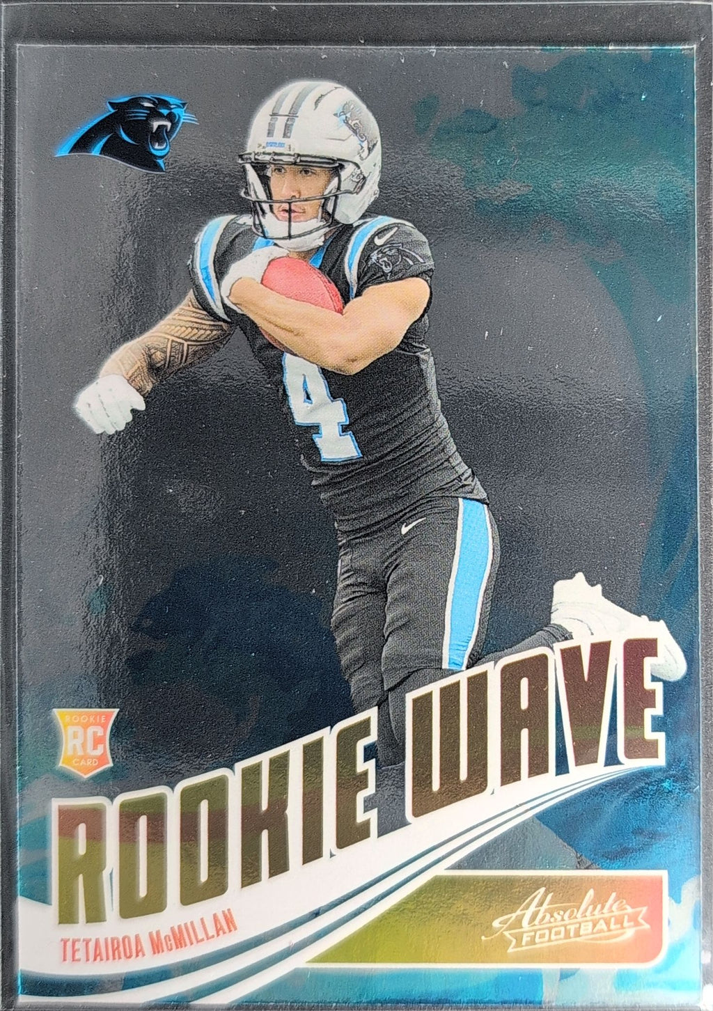 2025 Panini Absolute Tetairoa McMillan #RW-TMN Rookie Wave Carolina Panthers front