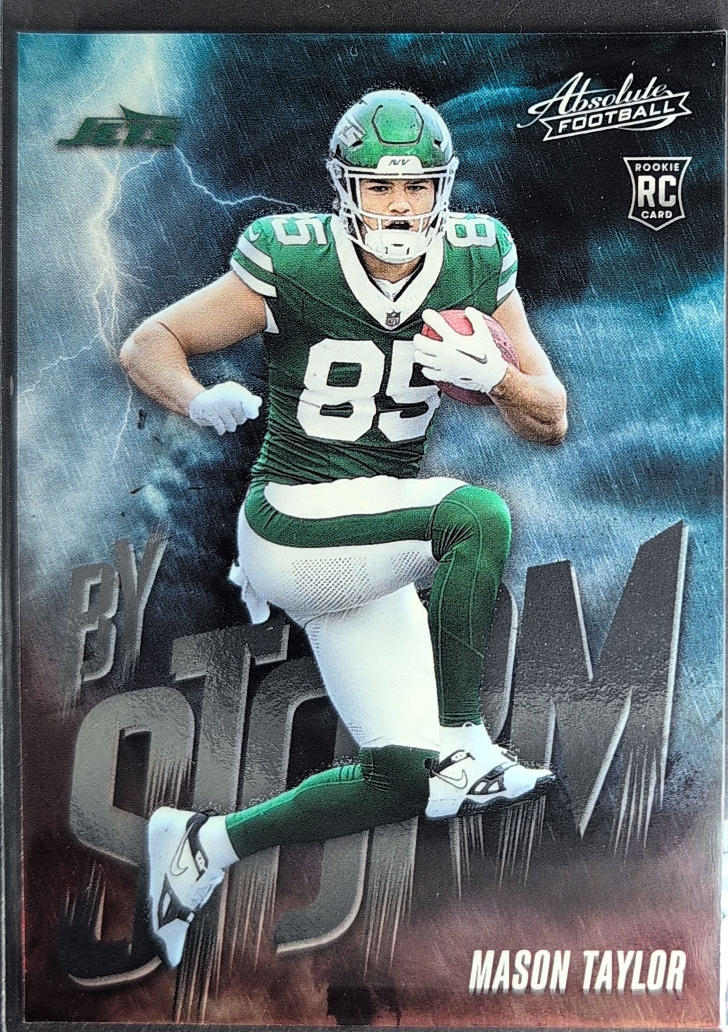 2025 Panini Absolute Mason Taylor #10 By Storm New York Jets front
