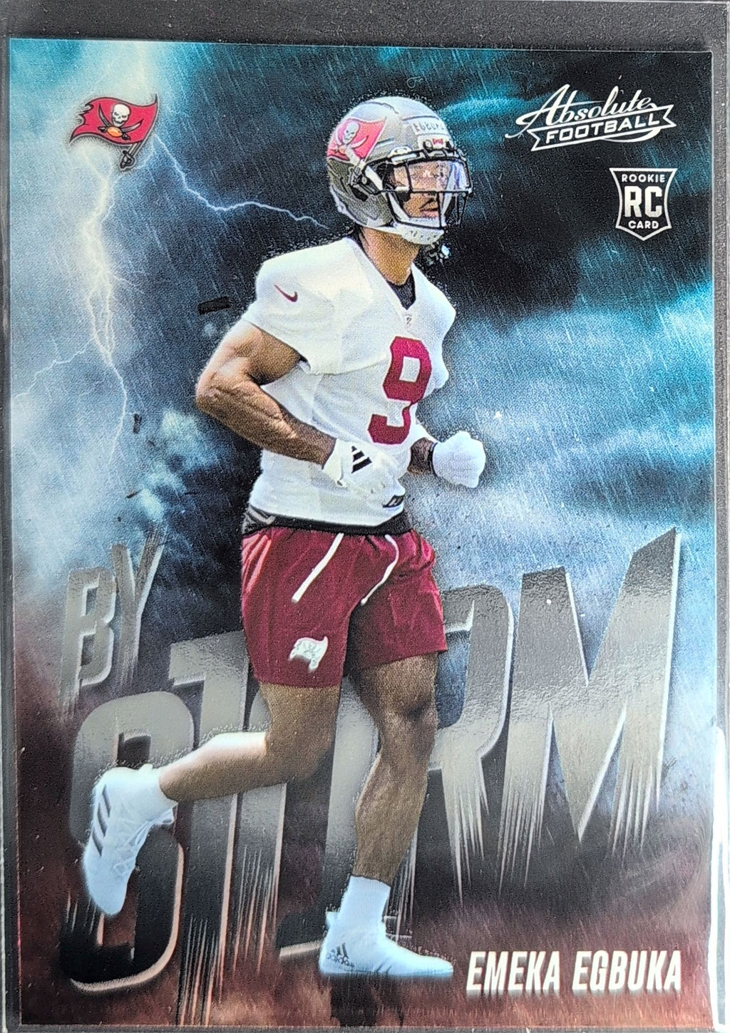 2025 Panini Absolute Emeka Egbuka #4 By Storm Tampa Bay Buccaneers front