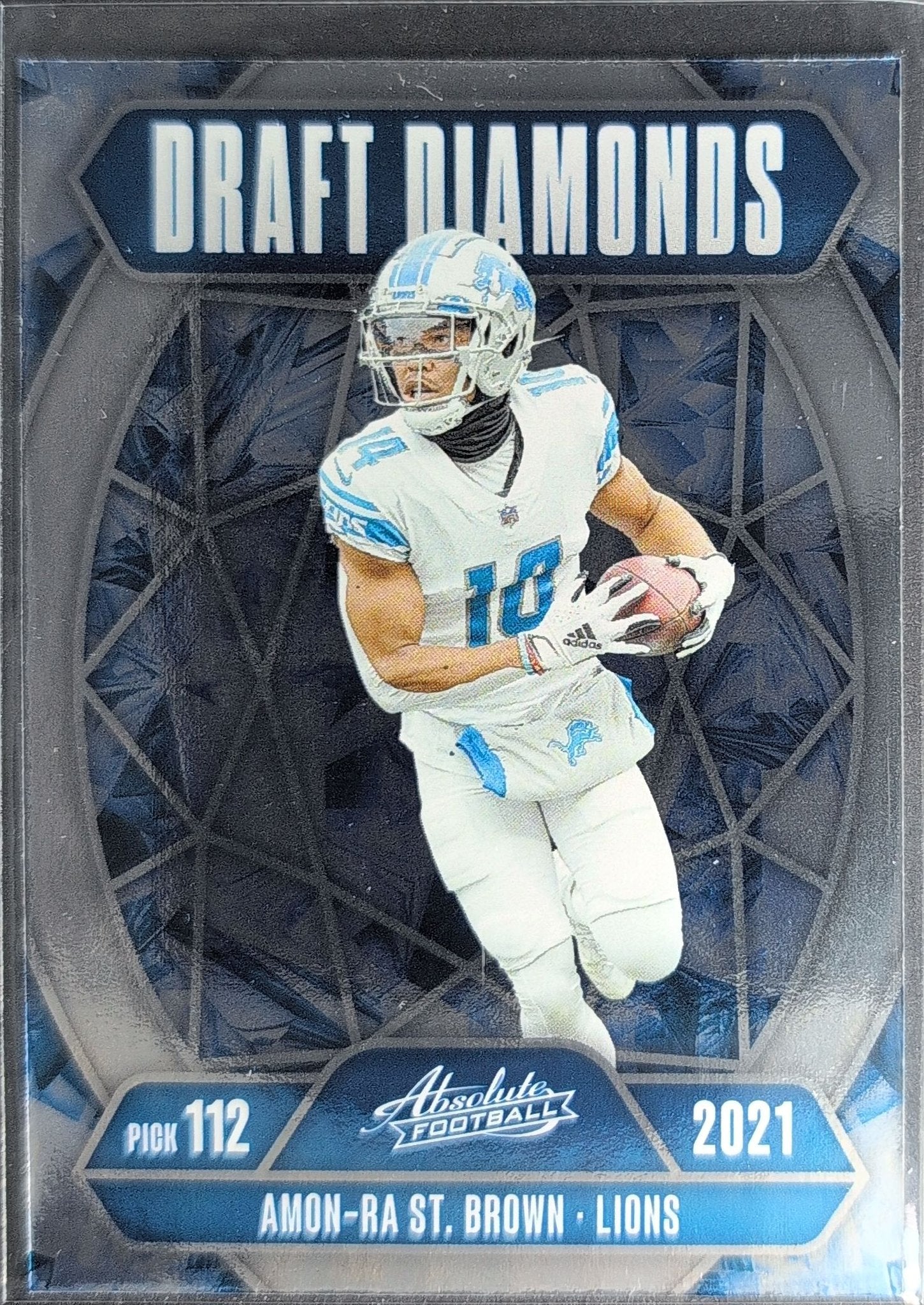 Amon-Ra St. Brown 2025 Panini Absolute #DD-ASB Draft Diamonds Detroit Lions - front image