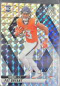 2025 Panini Mosaic Pat Bryant #379 Mosaic No Huddle Silver RC Denver Broncos front