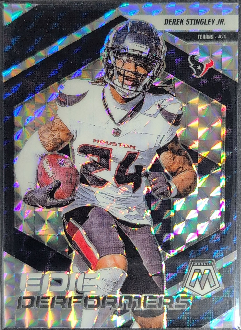 2025 Panini Mosaic Derek Stingley Jr. #6 Epic Performers Mosaic Houston Texans front