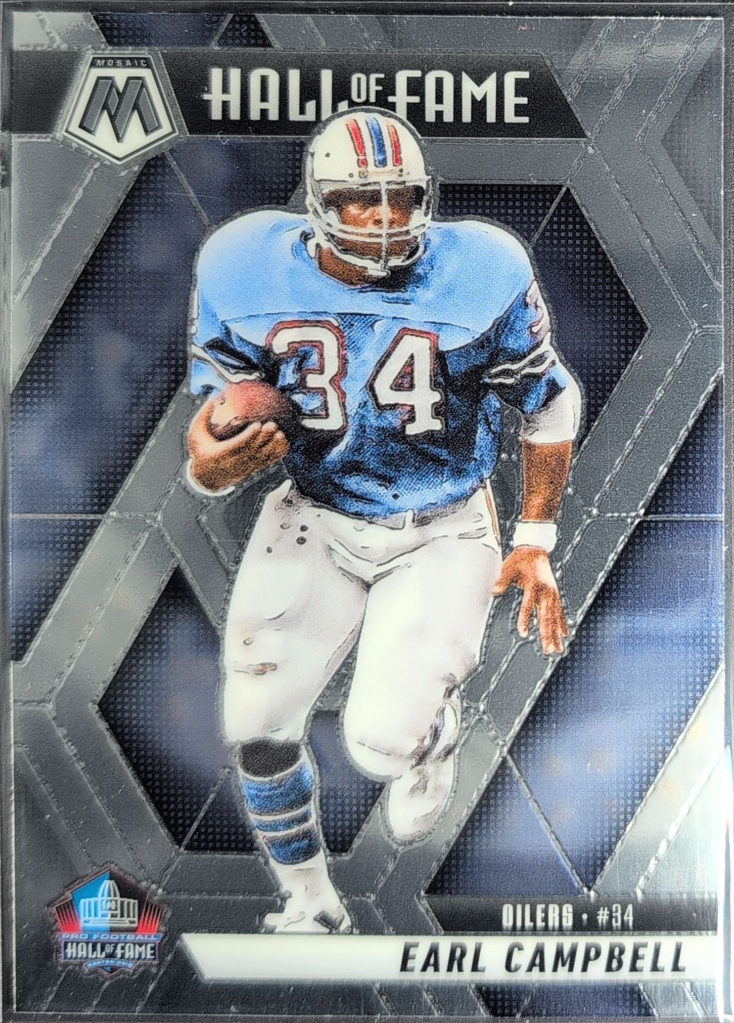 2025 Panini Mosaic Earl Campbell #294 Houston Oilers front
