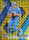 2025 Panini Mosaic Jared Goff #194 Mosaic Reactive Yellow Detroit Lions front