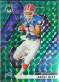 2025 Panini Mosaic Andre Reed #162 Mosaic Green Buffalo Bills front
