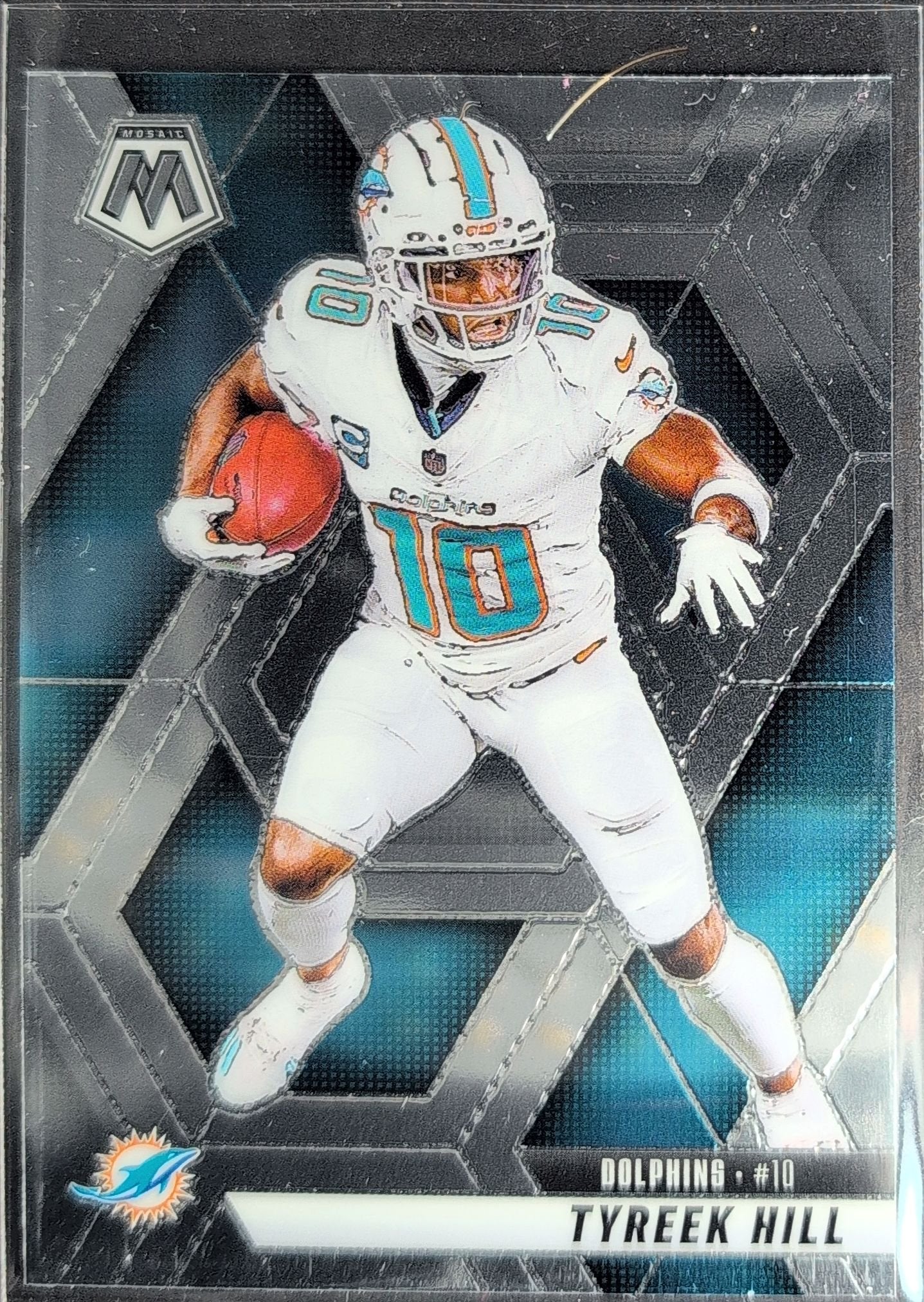Tyreek Hill 2025 Panini Mosaic #112 Miami Dolphins - front image