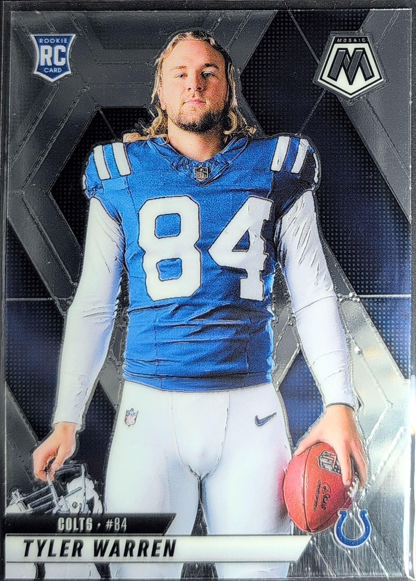 2025 Panini Mosaic Tyler Warren #281 RC Indianapolis Colts front