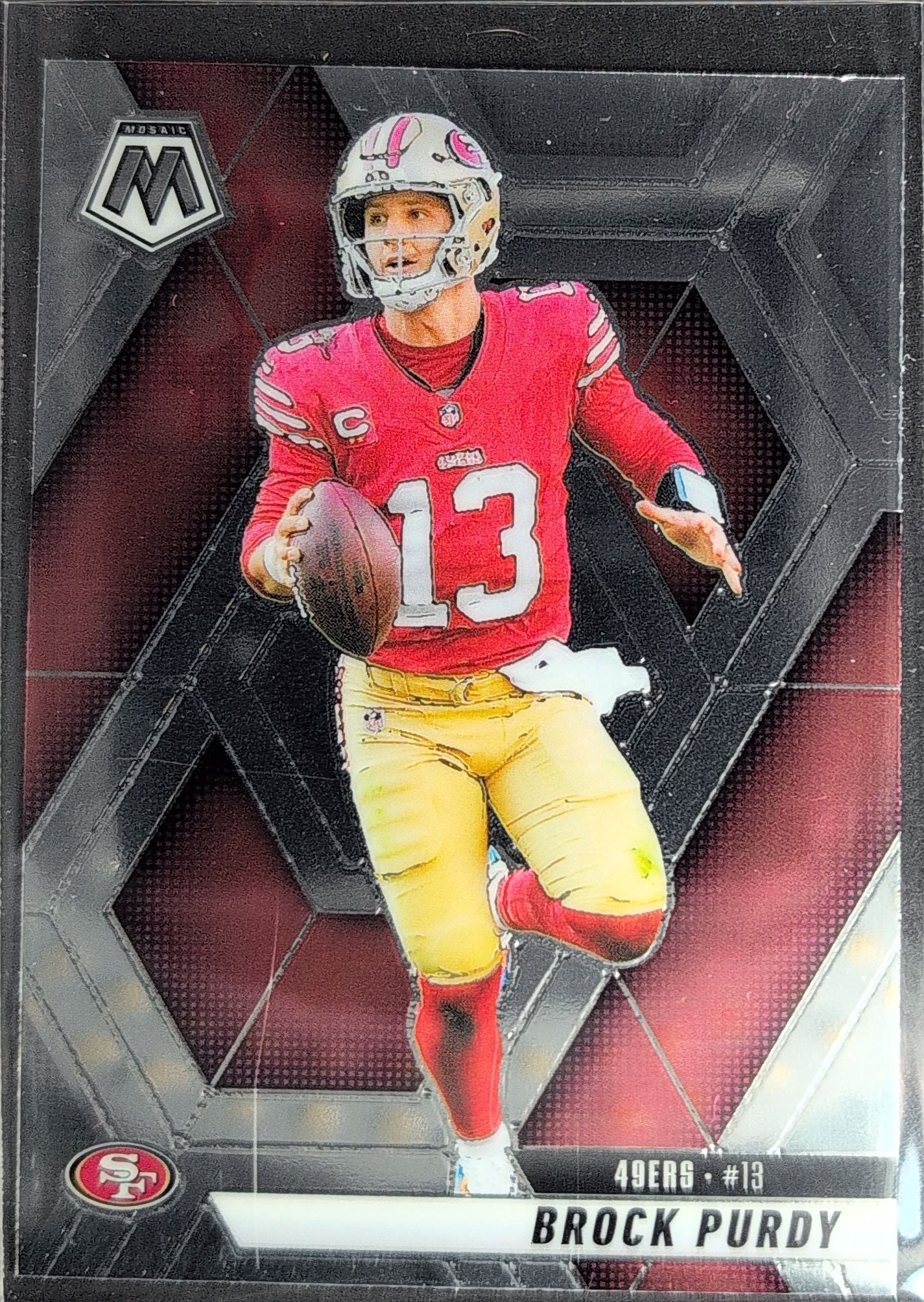 2025 Panini Mosaic Brock Purdy #221 San Francisco 49ers front