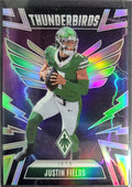 2025 Panini Phoenix Justin Fields #40 Thunderbirds New York Jets front