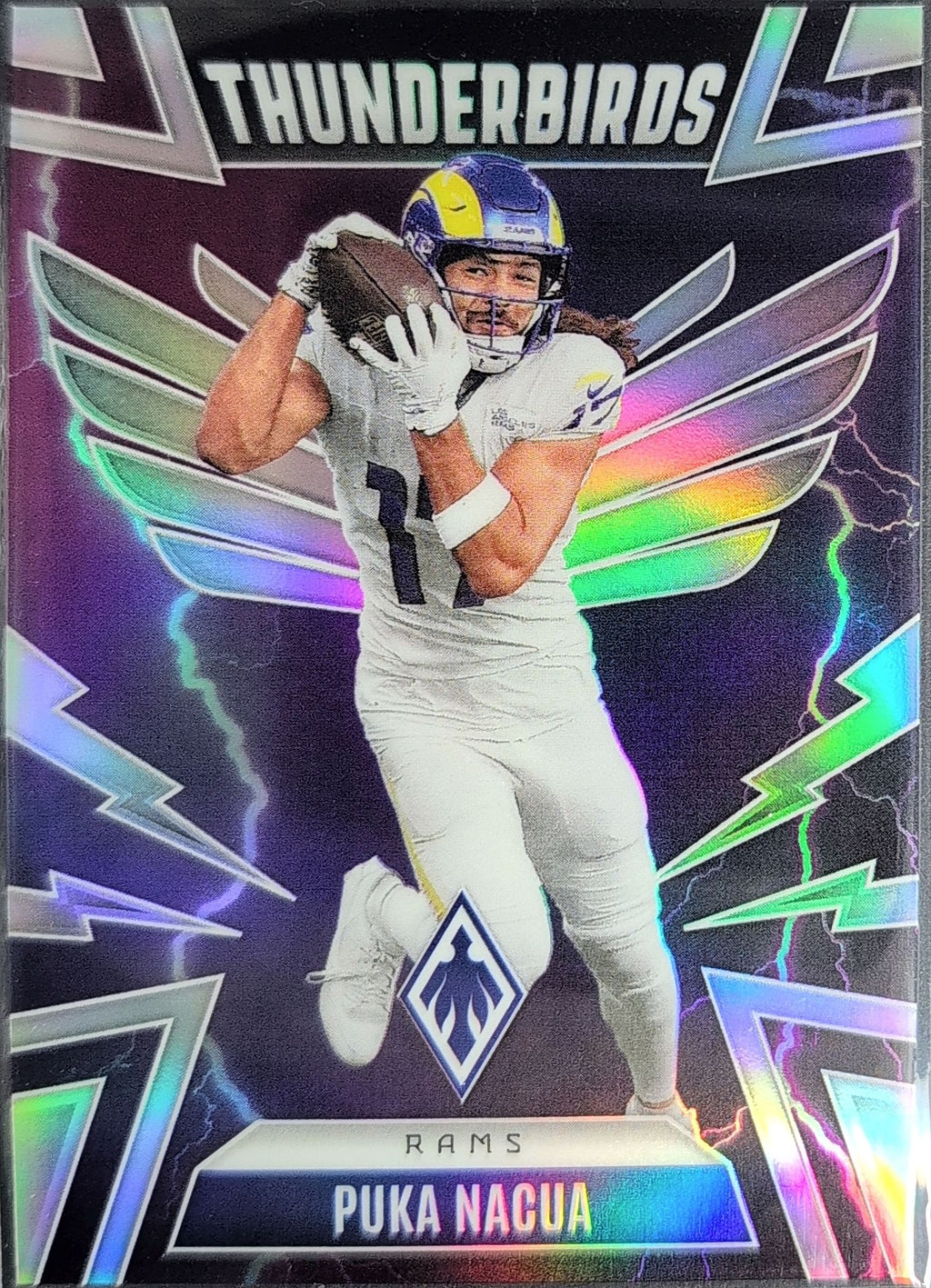2025 Panini Phoenix Puka Nacua #30 Thunderbirds Los Angeles Rams front