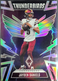 2025 Panini Phoenix Jayden Daniels #50 Thunderbirds Washington Commanders front