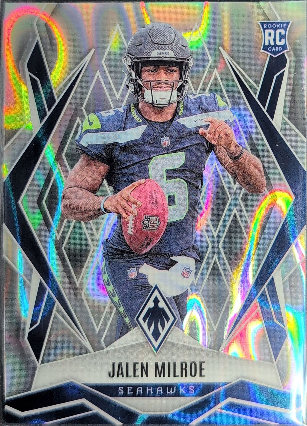 2025 Panini Phoenix Jalen Milroe #151 RC Seattle Seahawks front