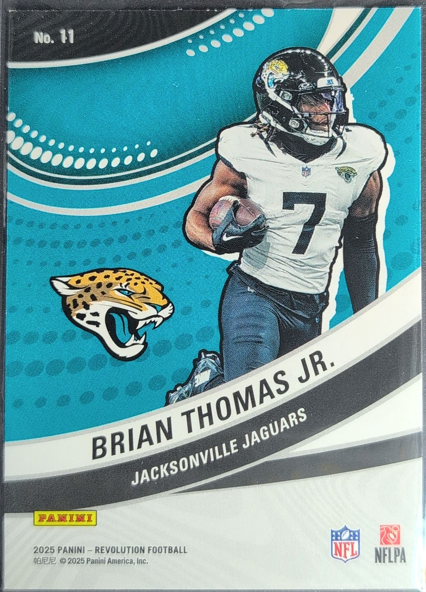 2025 Panini Revolution Brian Thomas Jr. #11 Futures Jacksonville Jaguars back