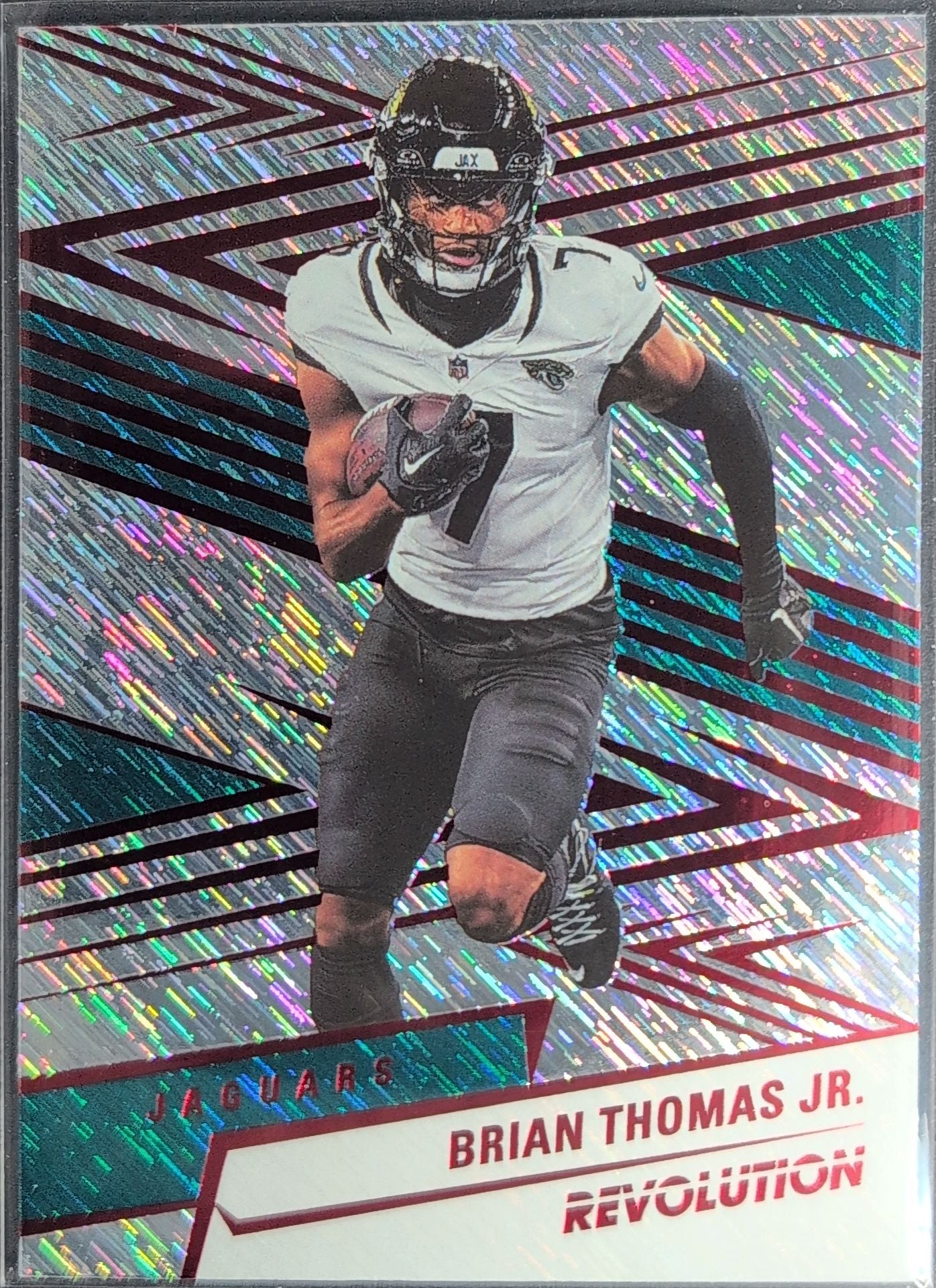 2025 Panini Revolution Brian Thomas Jr. #123 Groove Jacksonville Jaguars front