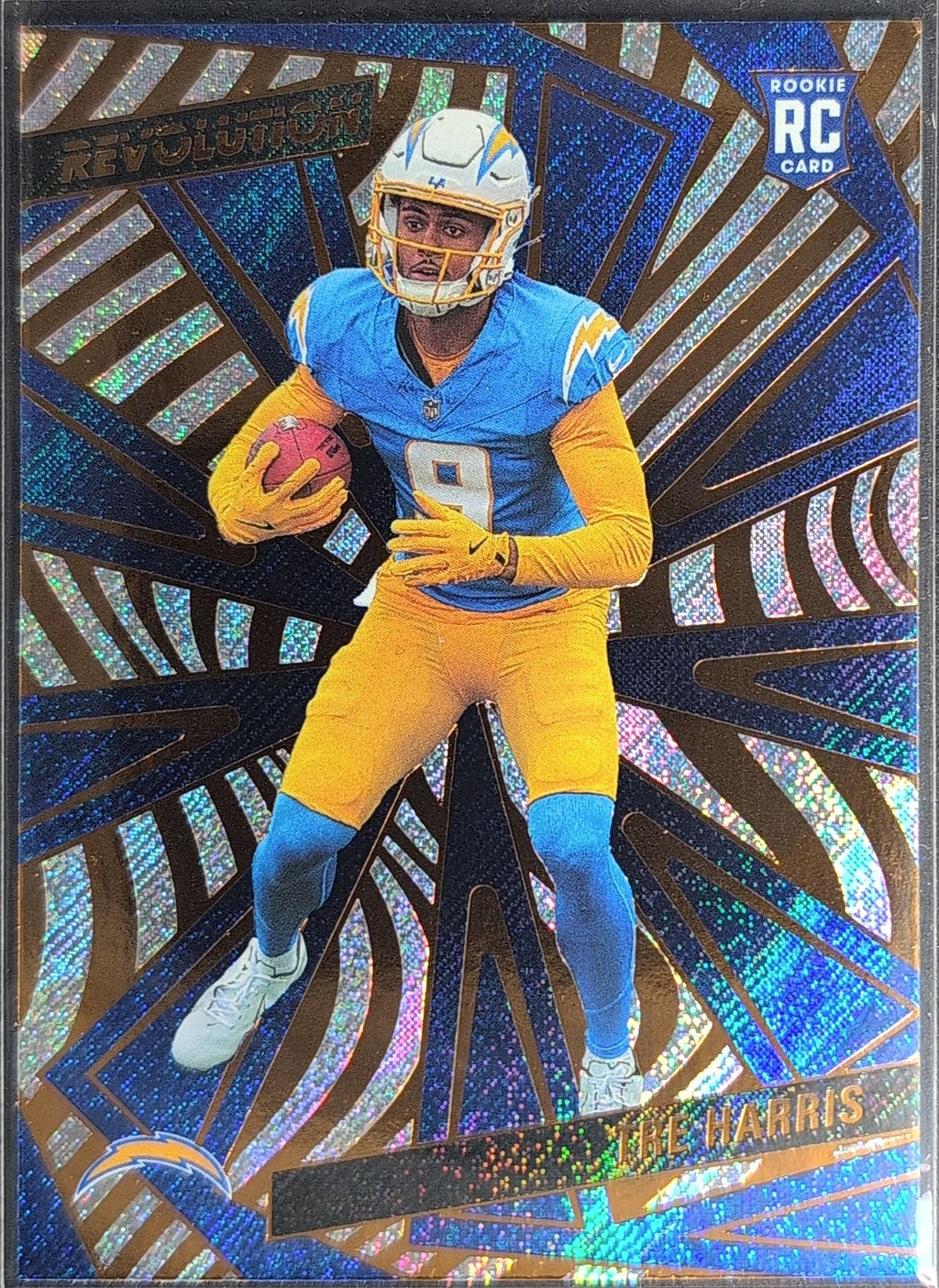 2025 Panini Revolution Tre Harris #243 RC Los Angeles Chargers front
