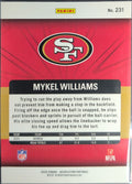 Mykel Williams 2025 Panini Revolution #231 Rookie San Francisco 49ers