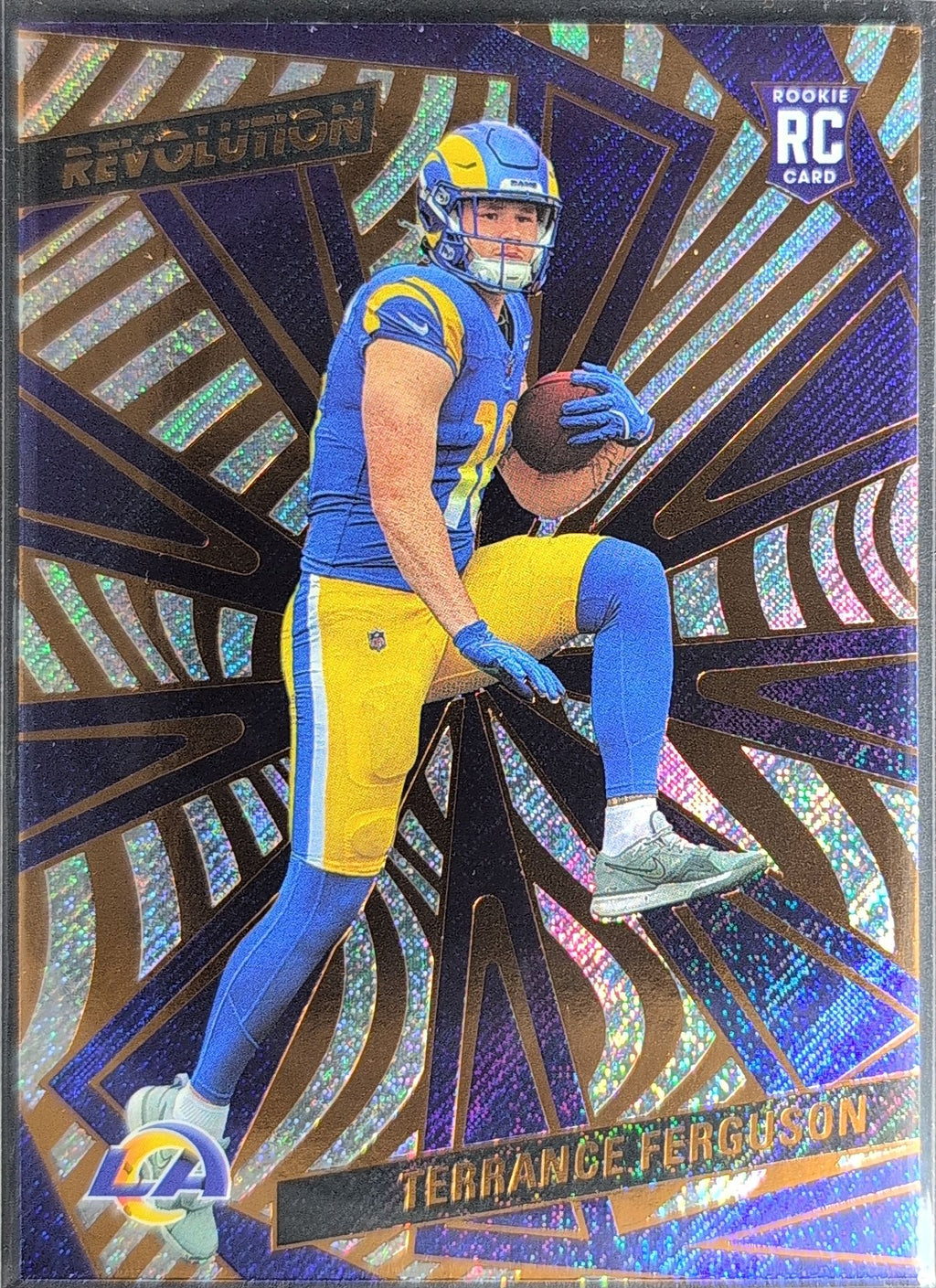 2025 Panini Revolution Terrance Ferguson #245 RC Los Angeles Rams front