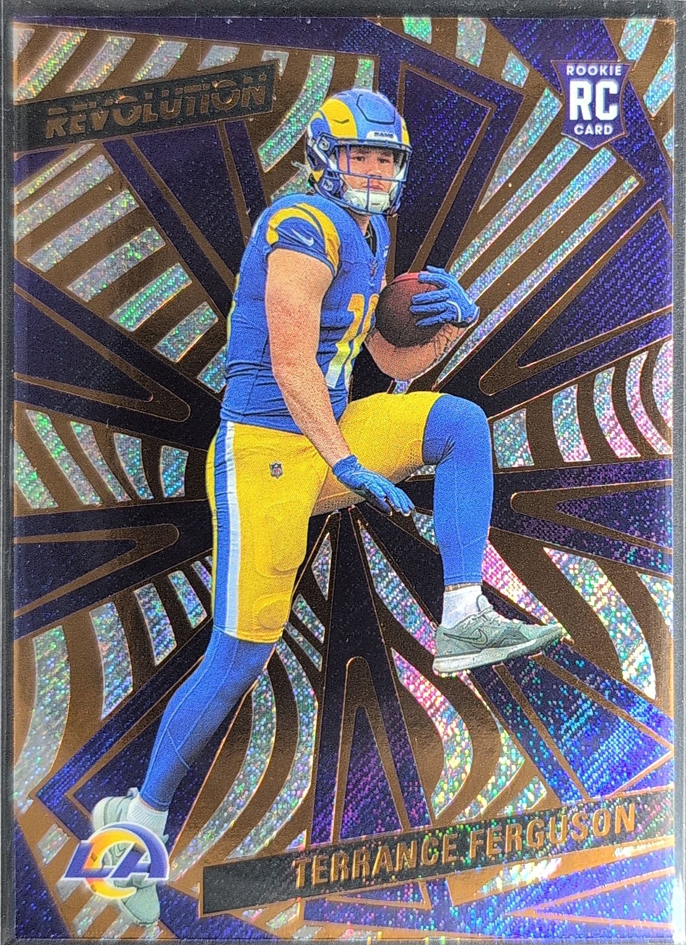 2025 Panini Revolution Terrance Ferguson #245 RC Los Angeles Rams front