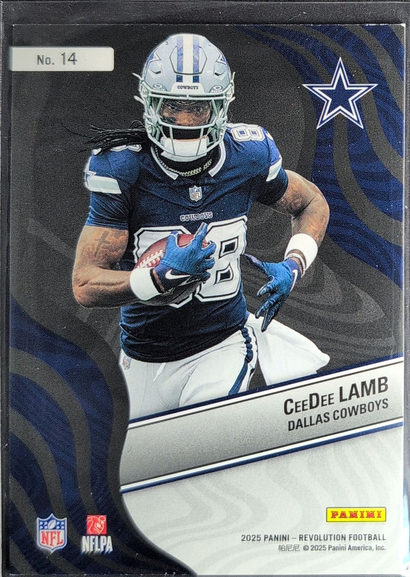 2025 Panini Revolution CeeDee Lamb #14 New Wave Dallas Cowboys back