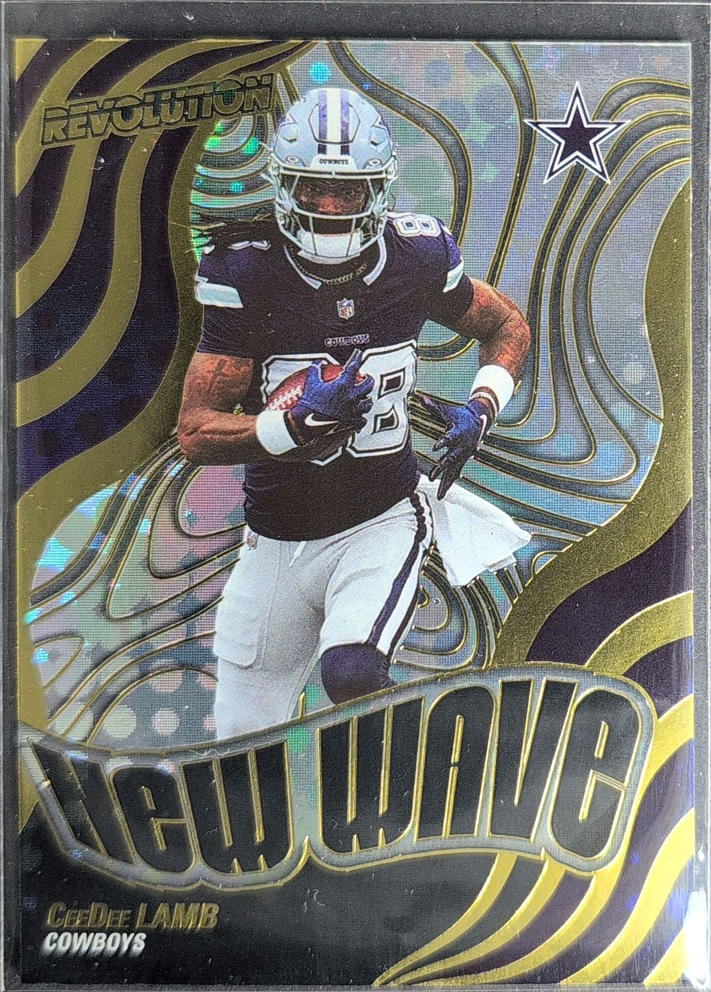 2025 Panini Revolution CeeDee Lamb #14 New Wave Dallas Cowboys front