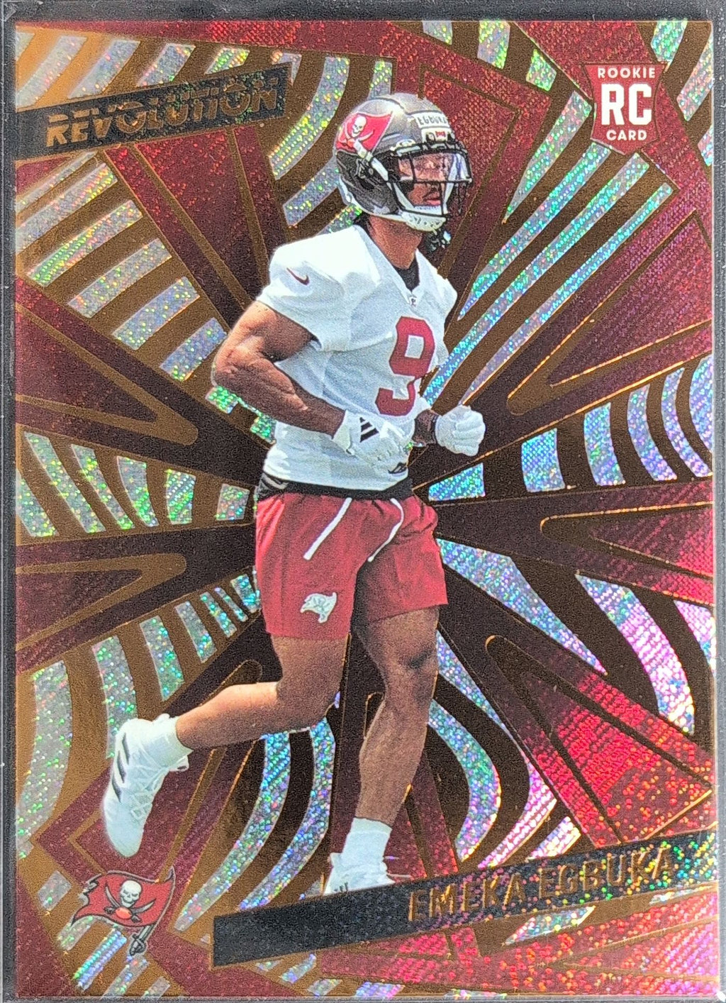 2025 Panini Revolution Emeka Egbuka #211 RC Tampa Bay Buccaneers front