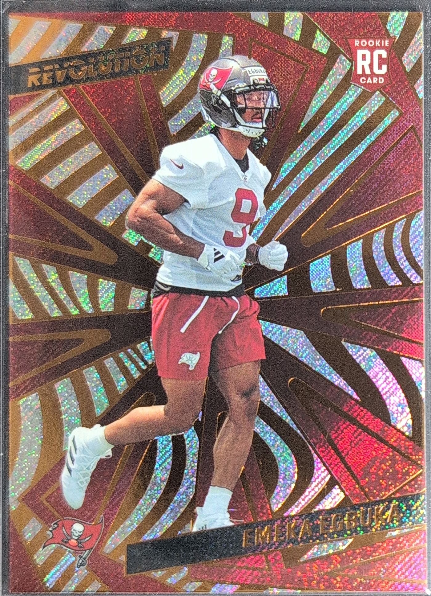 2025 Panini Revolution Emeka Egbuka #211 RC Tampa Bay Buccaneers front