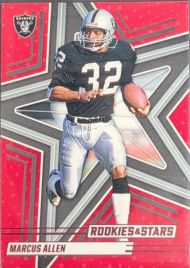 2025 Panini Rookies & Stars Marcus Allen #13 Red Los Angeles Raiders front